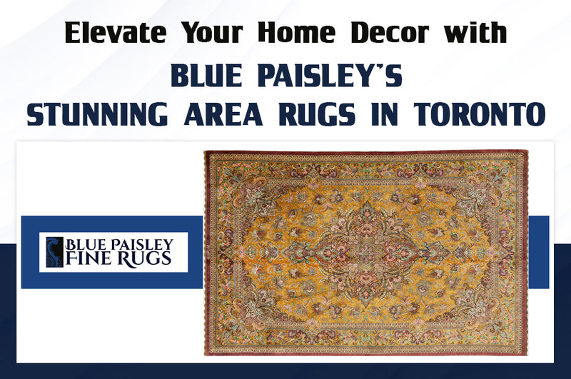 Elevate Your Home Decor with Blue Paisley's Stunning Area Rugs in Toronto