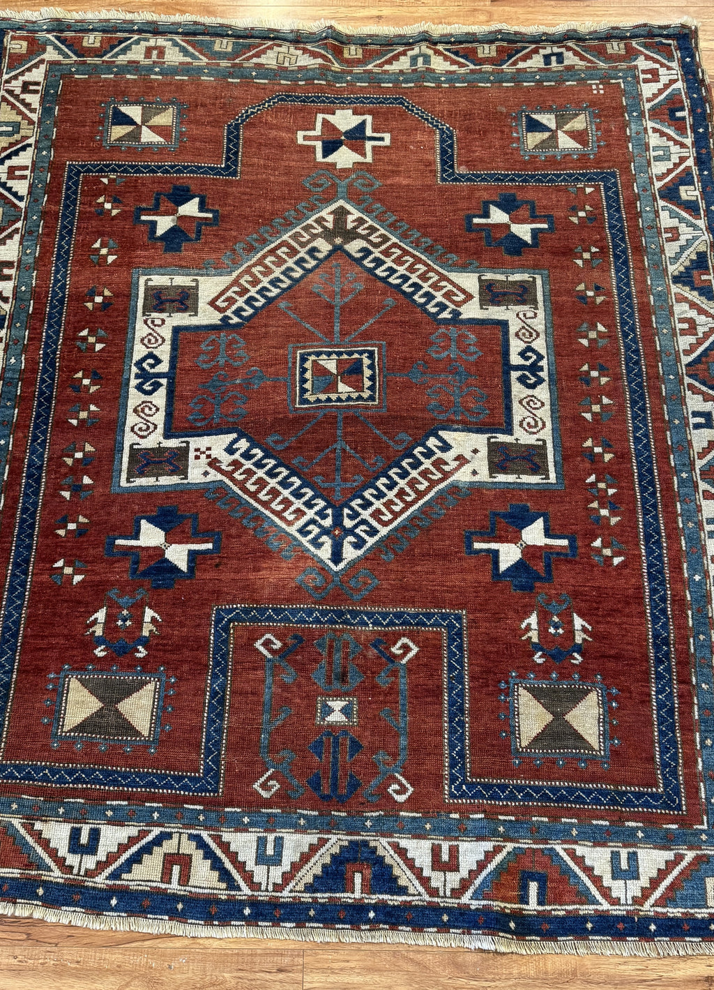 Antique Kazak Rug  5 x 6