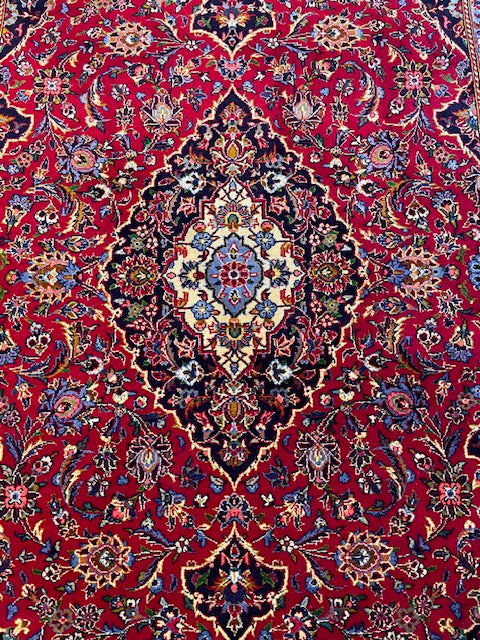 Shadsar Kashan Red 5 x 7 Signature Both sides