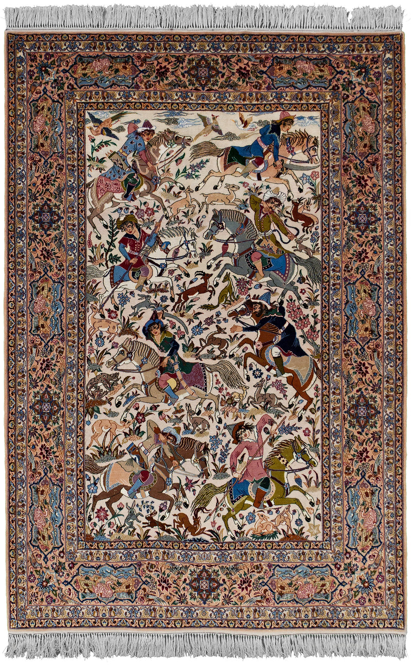 Isfahan Ivory 5x8