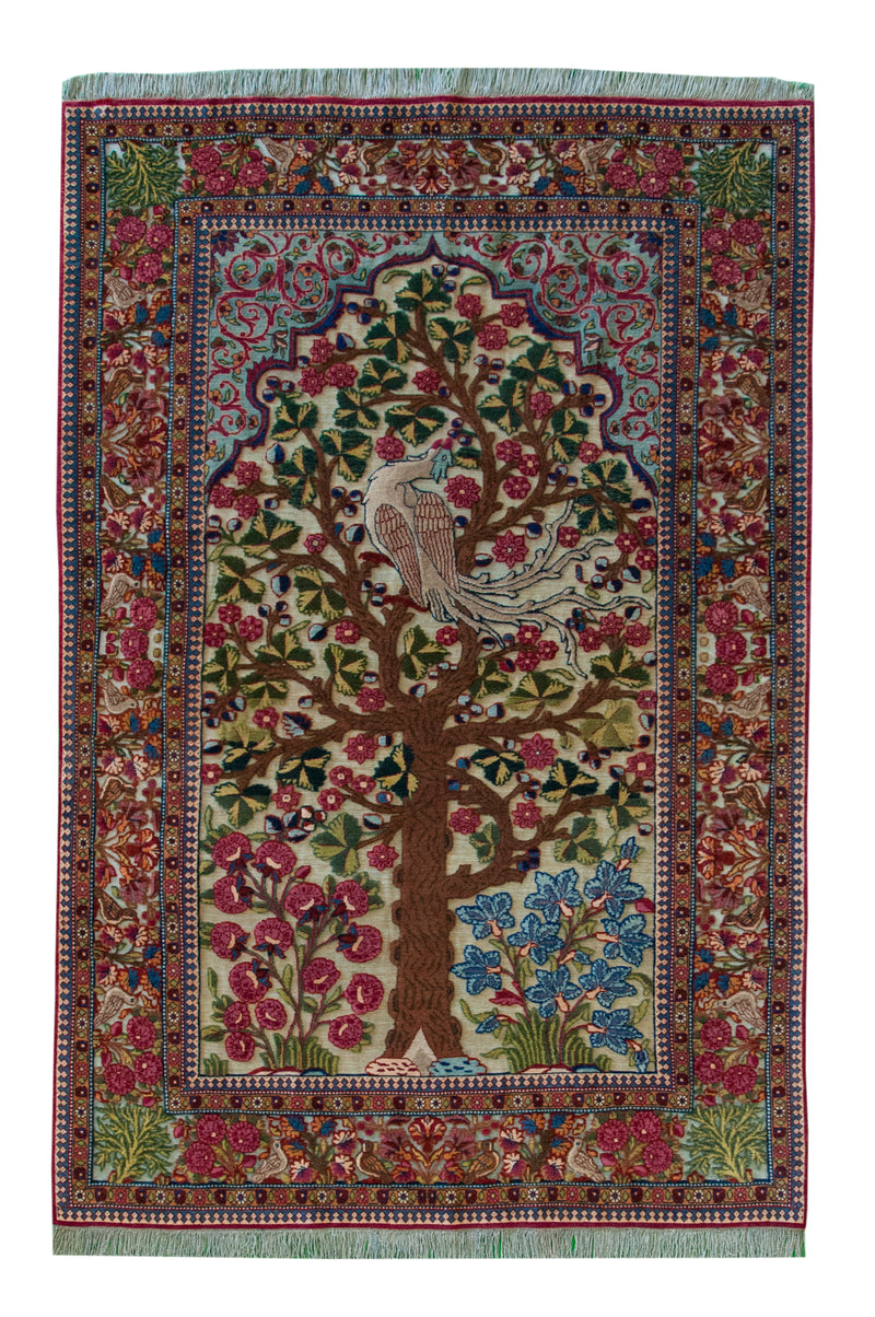 Antique Kashan Souf 4'5x6'9