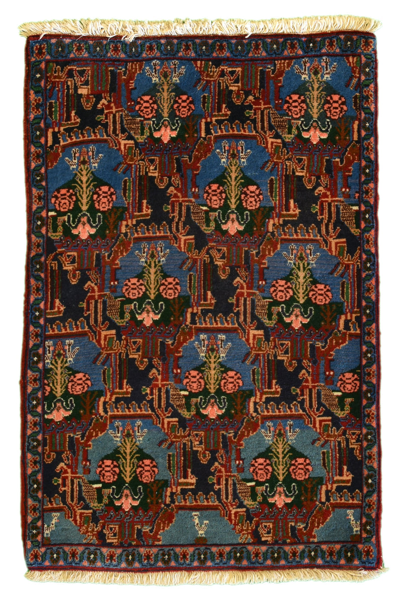 Sanandaj Persian Rug 2 x 4