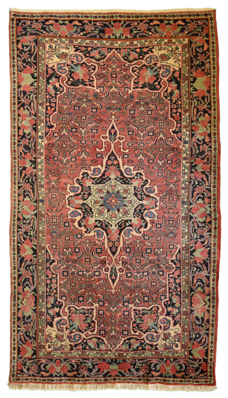 Antique Bidjar Persian 4.5 x 8.3