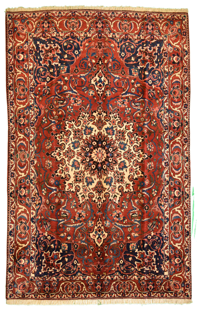 Bakhtiari Persian Rug 6.8 x 10.6
