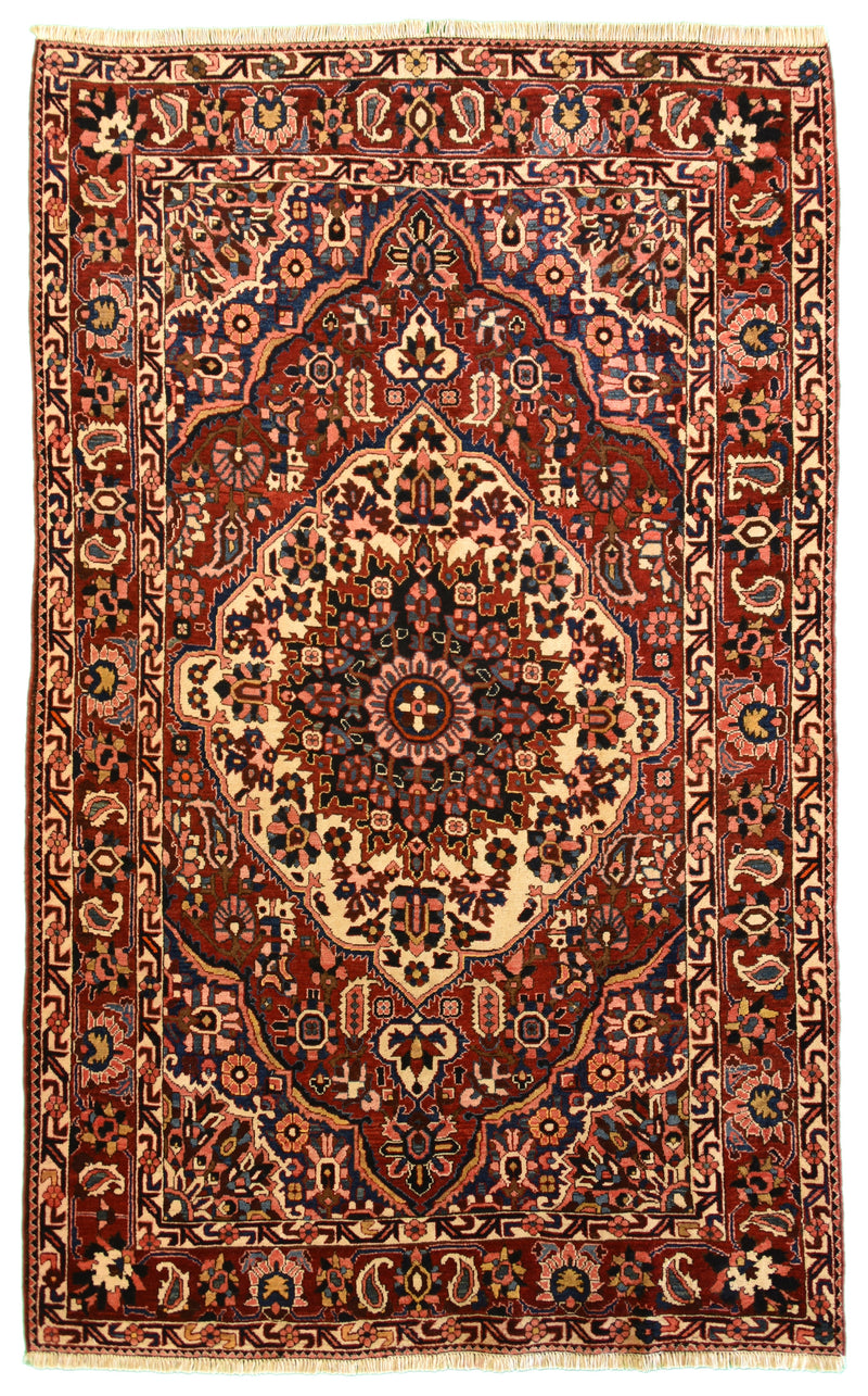 Bakhtiari Persian Rug 5.8 x 8.