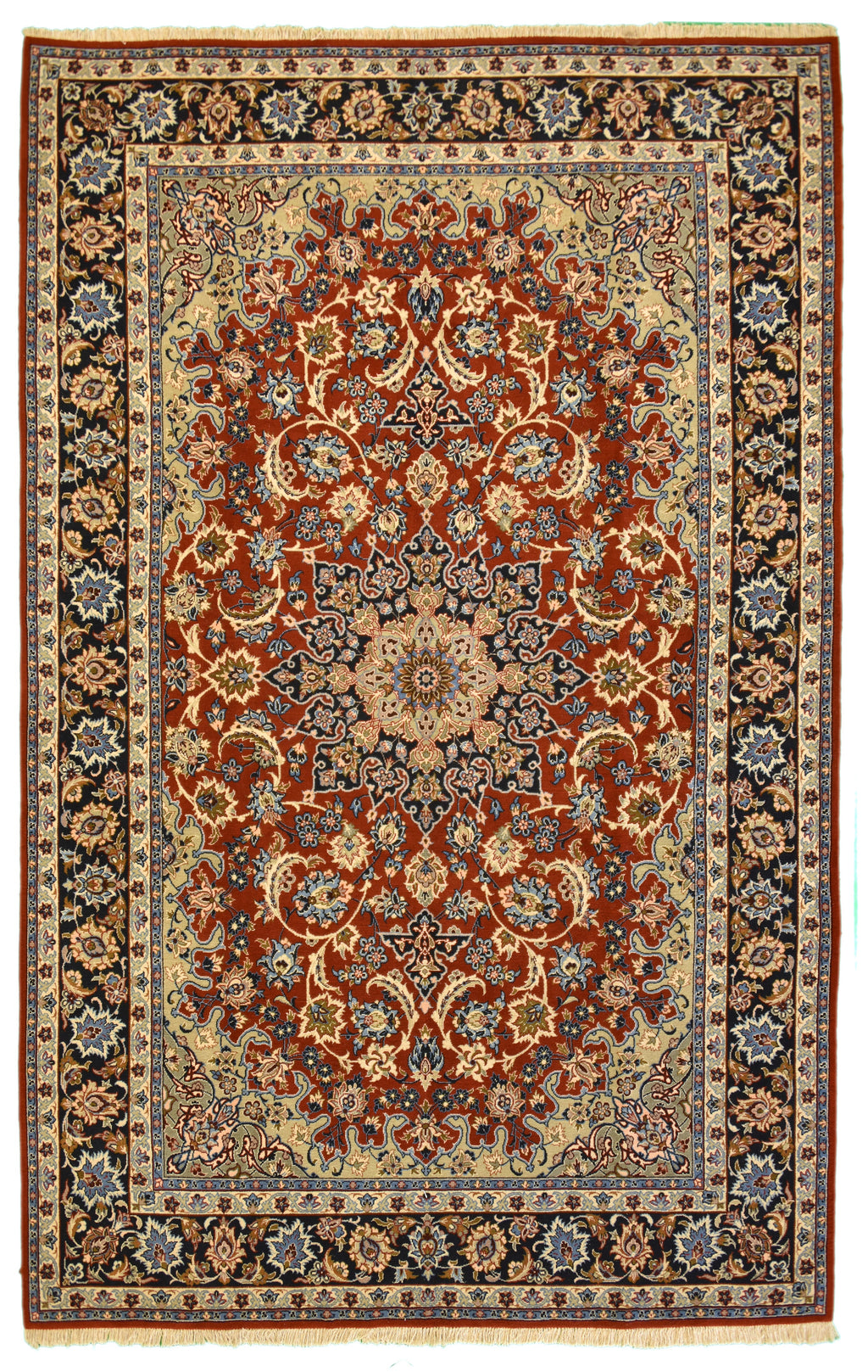 Isfahan Persian Rug 7 x 11