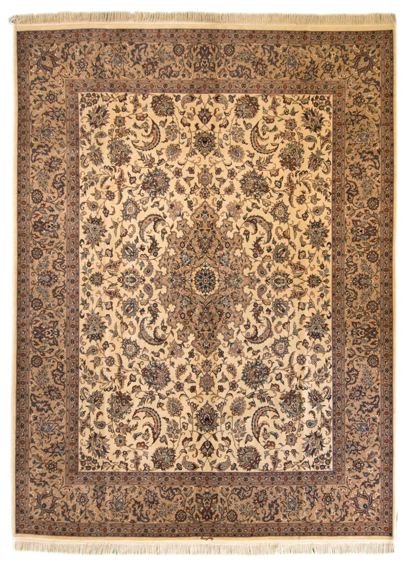 Kashan Persian Rug 8.6 x 11