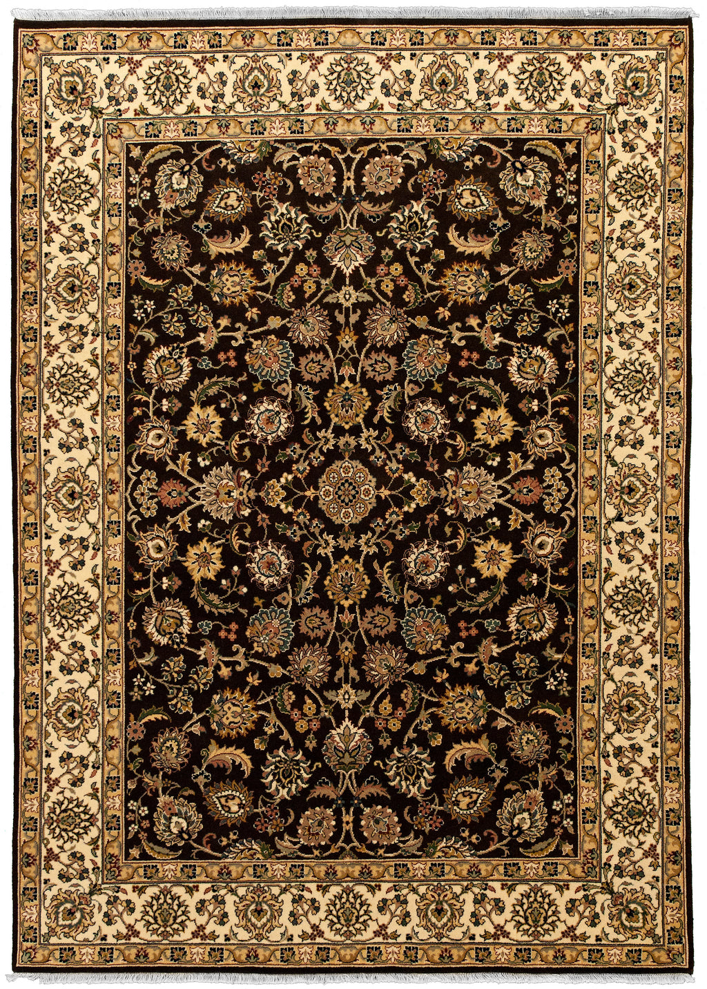 Indo Collection- Isfahan Brown 5 x 7