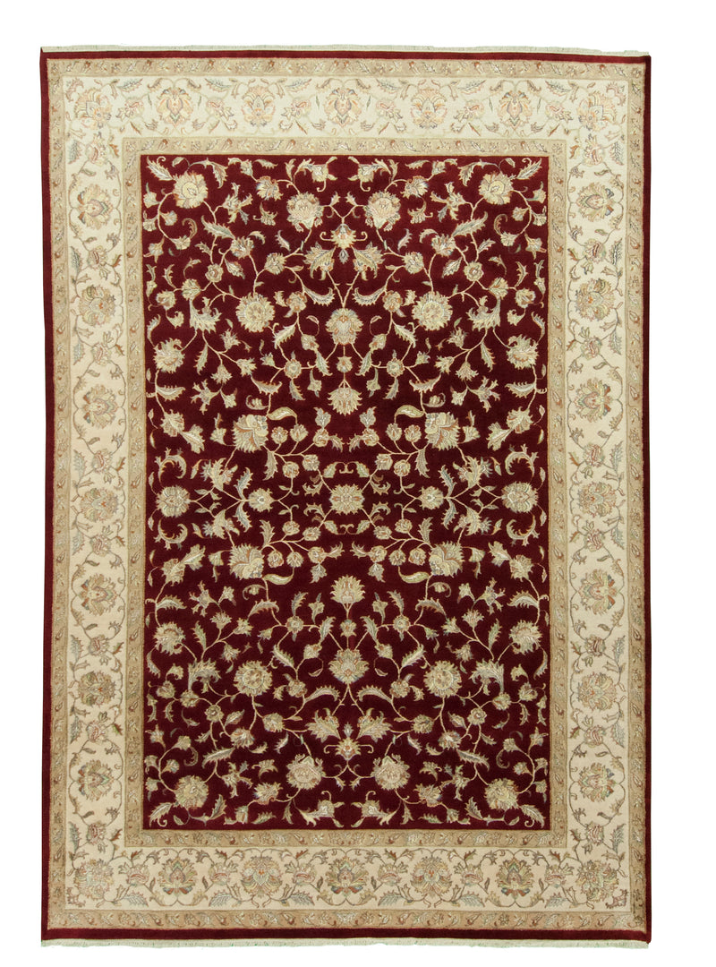 Indo Collection- Tabriz Red 9 x 12