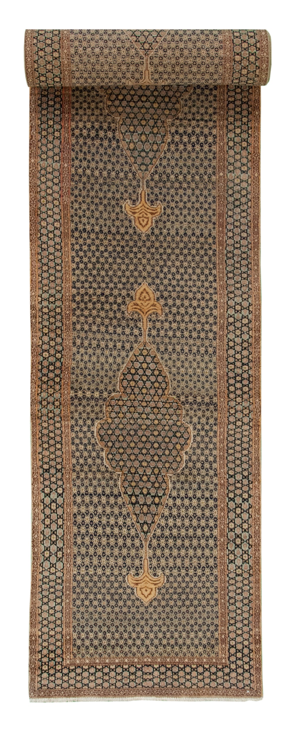 Antique Kerman Runner Mint 2'5x17'
