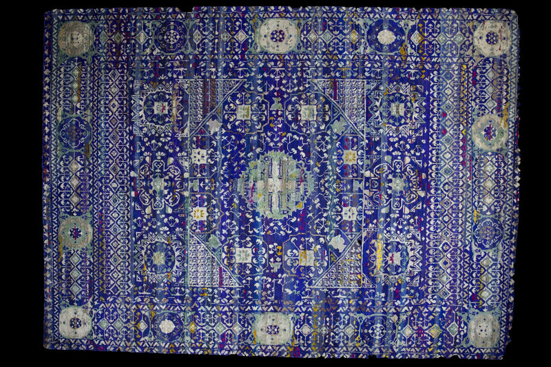 Sari Silk Collection Blue 4x6